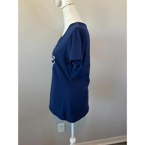 Fanatics NFL NE Patriots VNeck Short Sleeve TShirt Blue Size Small - Picture 4 of 7